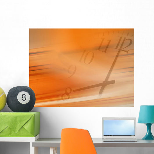 Clock Wall Mural