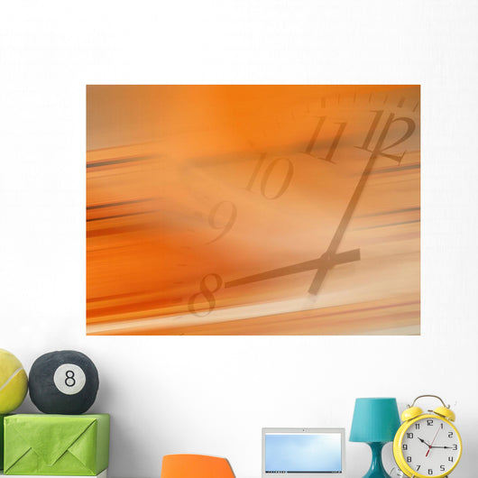 Clock Wall Mural