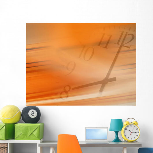 Clock Wall Mural