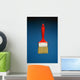 A Red Paintbrush Wall Mural