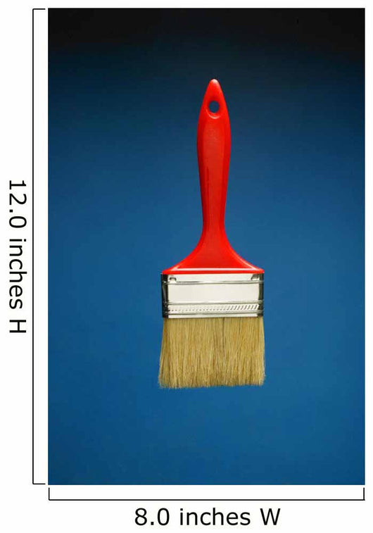 A Red Paintbrush Wall Mural