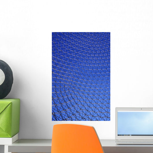 A Large Metal Mesh Wall Mural