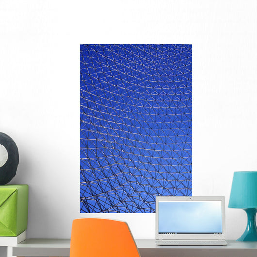 A Large Metal Mesh Wall Mural