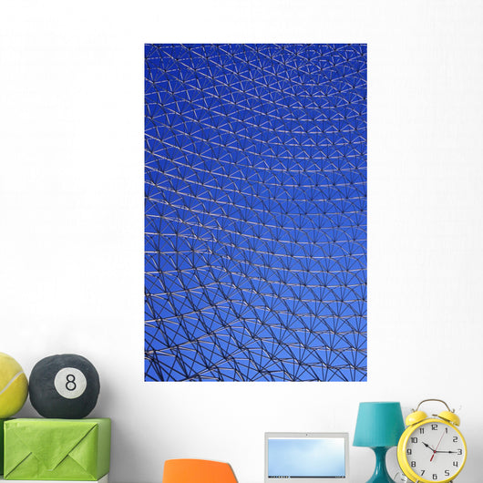 A Large Metal Mesh Wall Mural