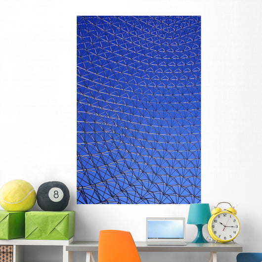 A Large Metal Mesh Wall Mural