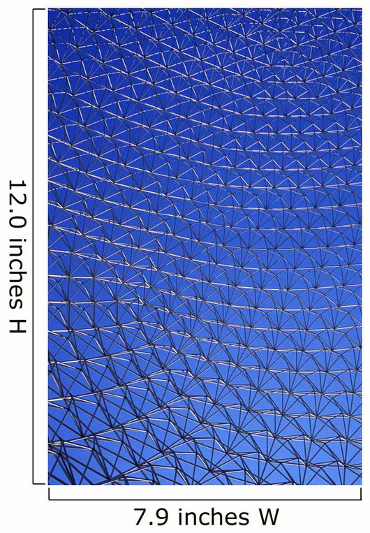 A Large Metal Mesh Wall Mural