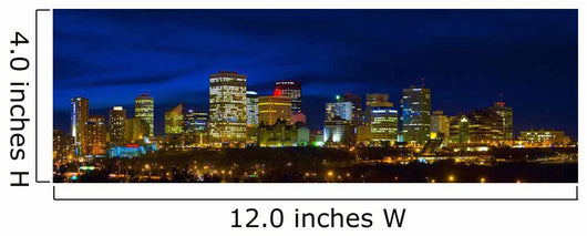 Edmonton Skyline Wall Mural