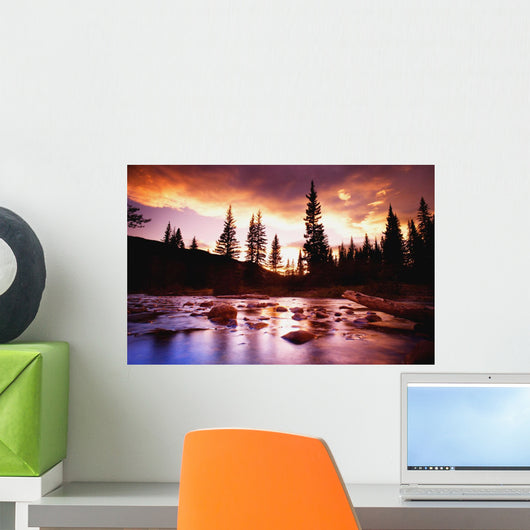 A Beautiful Landscape Scene Wall Mural