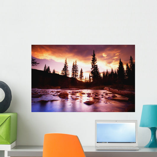 A Beautiful Landscape Scene Wall Mural