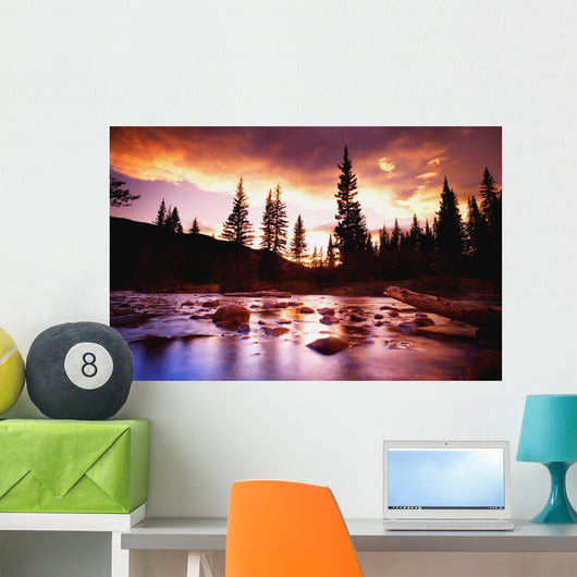 A Beautiful Landscape Scene Wall Mural