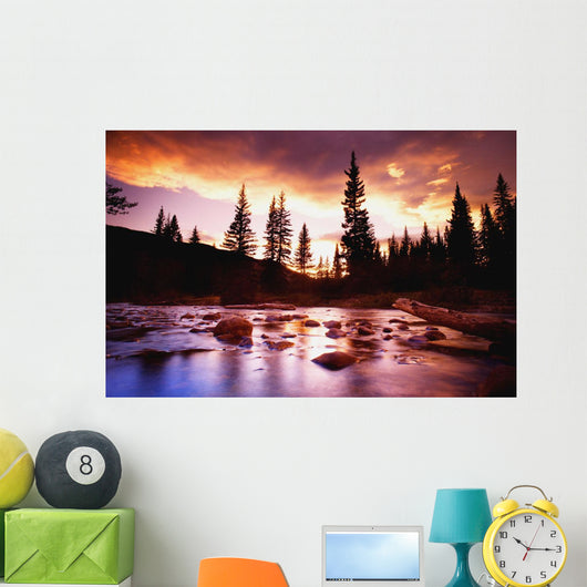 A Beautiful Landscape Scene Wall Mural