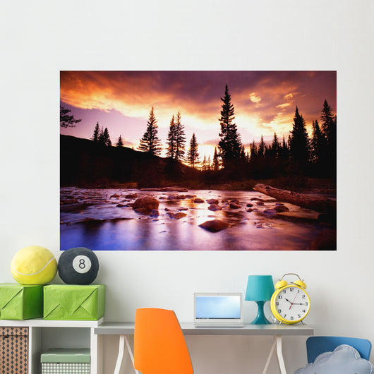 A Beautiful Landscape Scene Wall Mural