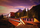 Train Going Over A Bridge Wall Mural