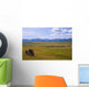 Cowboys And Wagon On A Cattle Drive Wall Mural