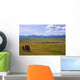 Cowboys And Wagon On A Cattle Drive Wall Mural