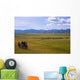 Cowboys And Wagon On A Cattle Drive Wall Mural