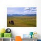 Cowboys And Wagon On A Cattle Drive Wall Mural