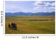 Cowboys And Wagon On A Cattle Drive Wall Mural
