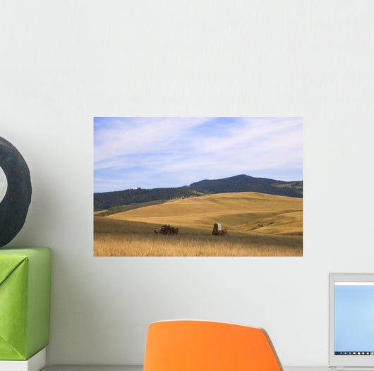 Chuck Wagons Crossing The Prairies Wall Mural