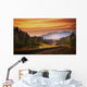 An Oncoming Train Wall Mural