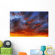 A Cloudy Sunset Wall Mural