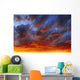 A Cloudy Sunset Wall Mural