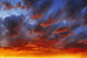 A Cloudy Sunset Wall Mural