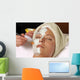 spa salon facial masque application Wall Mural
