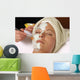spa salon facial masque application Wall Mural