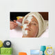 spa salon facial masque application Wall Mural