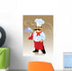 chef cook and plate Wall Mural