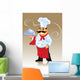 chef cook and plate Wall Mural