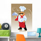 chef cook and plate Wall Mural
