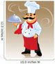 chef cook and plate Wall Mural
