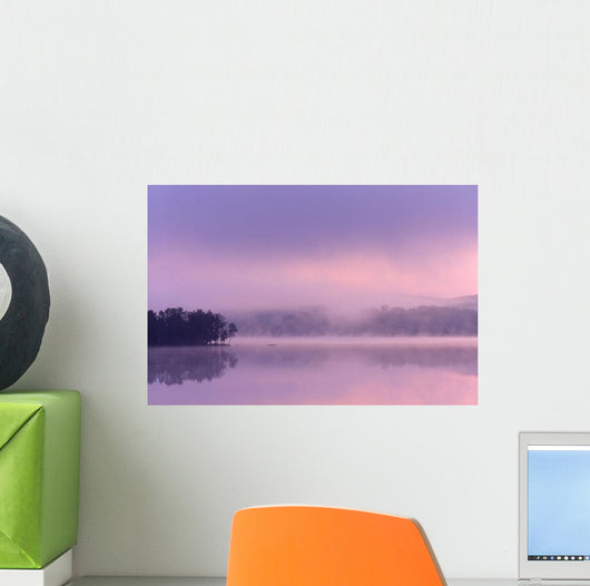 A Peaceful Water Mist Wall Mural