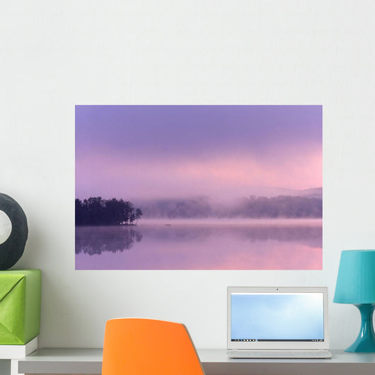A Peaceful Water Mist Wall Mural