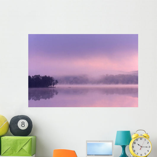 A Peaceful Water Mist Wall Mural