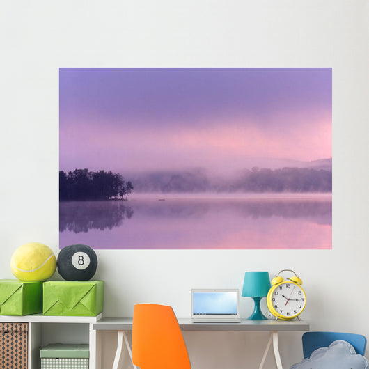 A Peaceful Water Mist Wall Mural