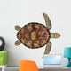 Sea Turtle Shell Wall Decal