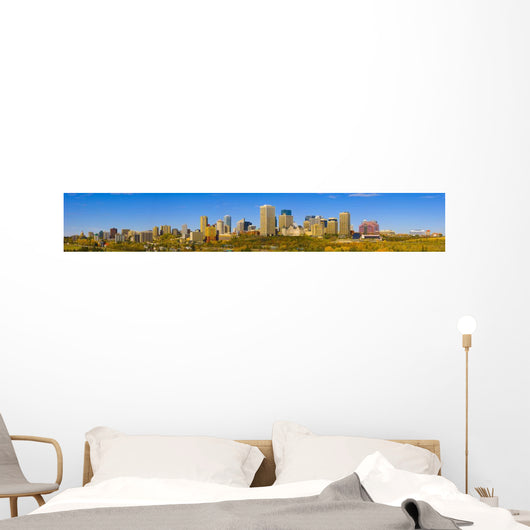 Edmonton Skyline Wall Mural