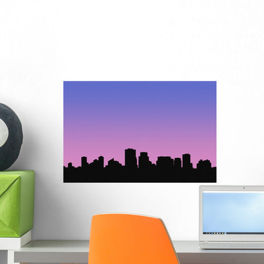A Cityscape Wall Mural
