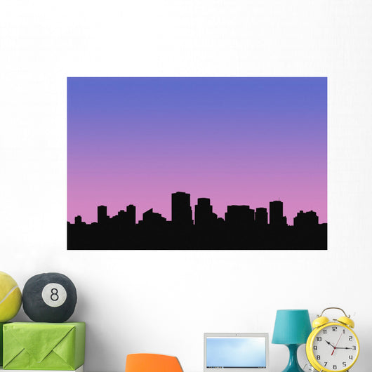 A Cityscape Wall Mural