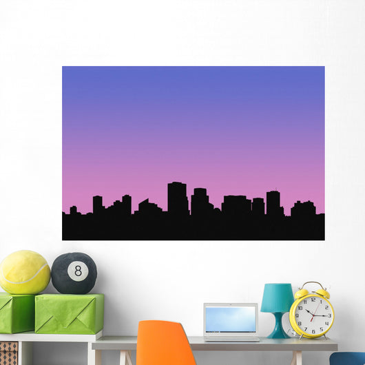 A Cityscape Wall Mural