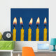 Five Candles Burning Wall Mural