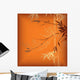 Bamboo Orange Wall Mural