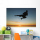 Silhouette In The Sunrise Wall Mural