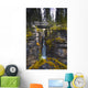 Maligne Canyon Waterfall Wall Mural