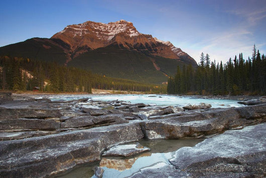 Mount Kerkeslin Athabasca Falls Jasper National Park Wall Mural