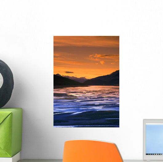 Medicine Lake, Jasper National Park, Jasper, Alberta, Canada Wall Mural