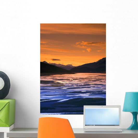 Medicine Lake, Jasper National Park, Jasper, Alberta, Canada Wall Mural